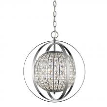 Acclaim Lighting IN11095PN - Olivia Indoor 1-Light Pendant W/Crystal In Polished Nickel