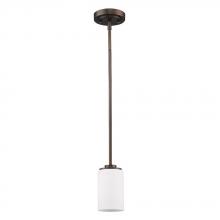 Acclaim Lighting IN21242ORB - Addison Indoor 1-Light Mini Pendant W/Glass Shade In Oil Rubbed Bronze