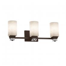 Justice Design Group CLD-8473-10-DBRZ - Ardent 3-Light Bath Bar