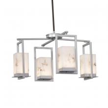 Justice Design Group FAL-7510W-NCKL - Laguna 4-Light LED Outdoor Chandelier