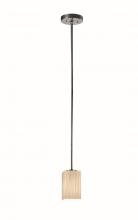 Justice Design Group FSN-8816-15-RBON-CROM-RIGID - Small 1-Light Pendant