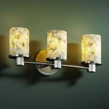 Justice Design Group ALR-8513-10-DBRZ - Rondo 3-Light Bath Bar