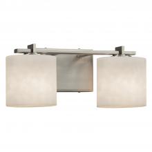 Justice Design Group CLD-8442-30-NCKL - Era 2-Light Bath Bar