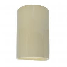 Justice Design Group CER-5940W-VAN - Small ADA Cylinder - Closed Top (Outdoor)