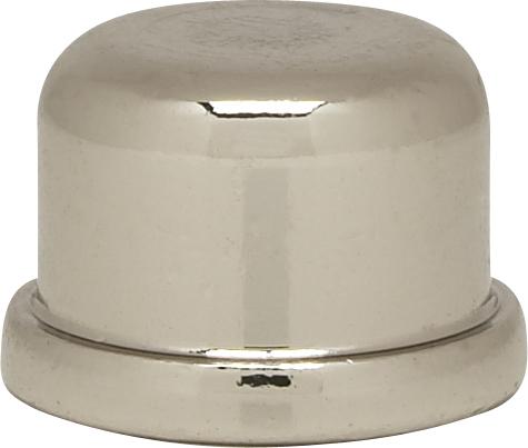 1/2" Finial; Zinc Die Cast 1/4-28; Nickel Finish