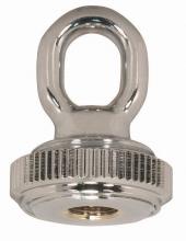 Satco Products Inc. 90/2303 - 1/4 IP Heavy Duty Cast Brass Screw Collar Loops with Ring 1/4 IP Fits 1-1/4" Canopy Hole Ring