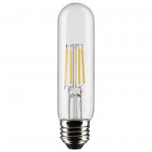 Satco Products Inc. S21347 - 5.5 Watt T10 LED; Clear; Medium base; 90 CRI; 5000K; 120 Volt