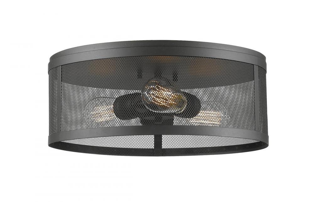 3 Light Flush Mount