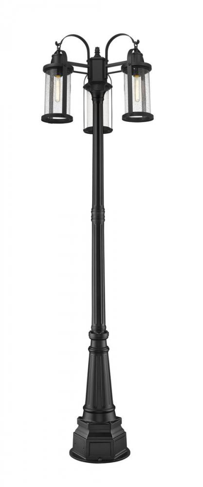 3 Light Outdoor Post Mounted Fixture