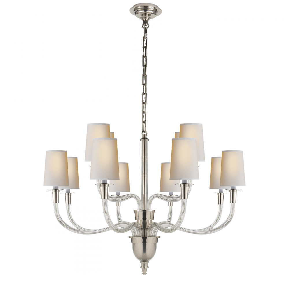 Vivian Large Two-Tier Chandelier