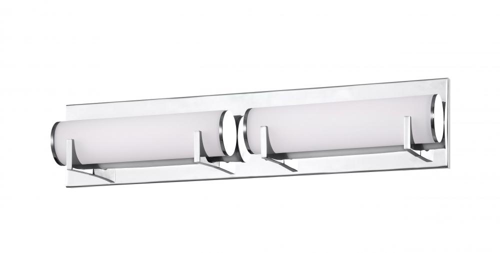 Madison LED 2Lt Bath Chrome