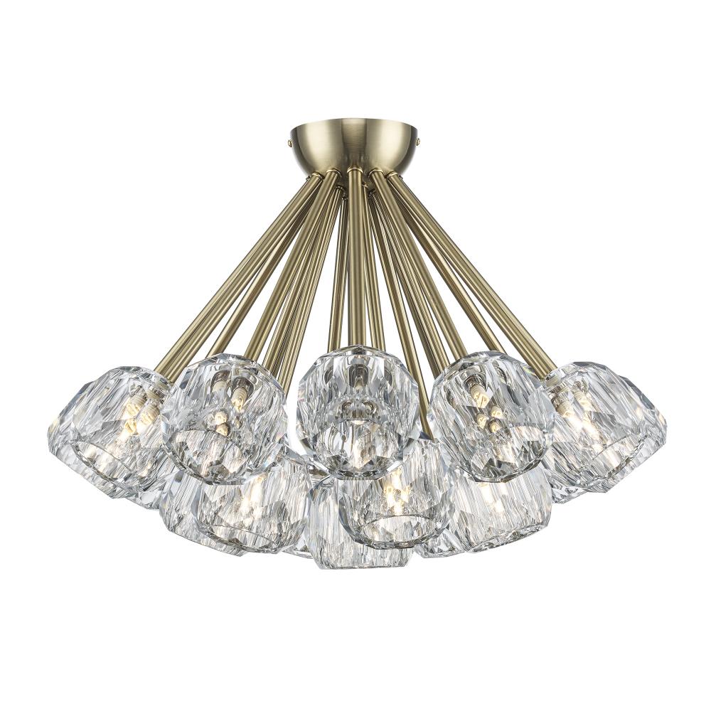 19LT SEMI FLSH ROSE CRYSTAL-AG