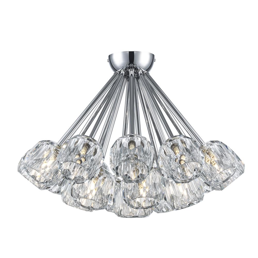19LT SEMI FLSH ROSE CRYSTAL-PC
