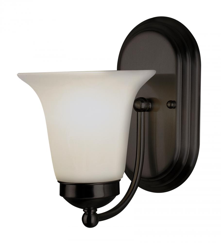 Rusty Collection 6-In., 1-Light Shaded Wall Sconce