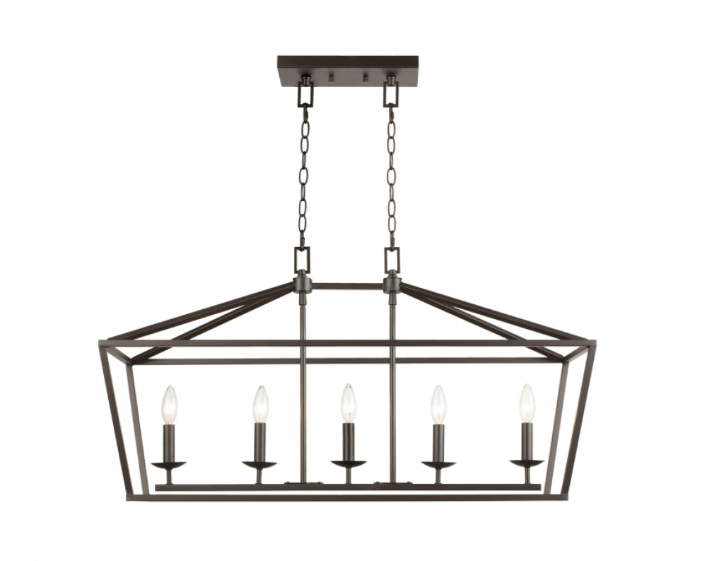 Lacey 12" Pendant Style Cage Chandelier