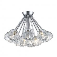 Trans Globe 11738 PC - 12LT SEMI FLSH ROSE CRYSTAL-PC