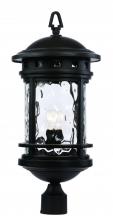 Trans Globe 40374 BK - Boardwalk Collection 1-Light, Ring Top Lantern Head with Water Glass