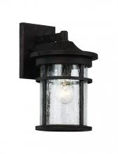 Trans Globe 40380 RT - Avalon Crackled Glass, Armed Outdoor Wall Lantern Light