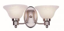 Trans Globe 6542 BN - Perkins 2-Light Armed Indoor Wall Sconce with Glass Bell Shades
