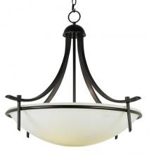 Trans Globe 8177 ROB - Vitalian Collection, Metal Trimmed Glass Bowl, Indoor Hanging Pendant Light
