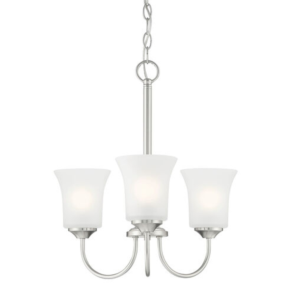 BRONSON 18" 3-LIGHT CHANDELIER
