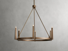 Wolfe Lighting & Accents Items 66954H122 - EMMET ROUND CHANDELIER 42"