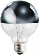 Westinghouse 315700 - 60W G25 Incandescent 1/2 Chrome E26 (Medium) Base, 120 Volt, Box