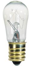 Westinghouse 0452500 - 6W S6 Incandescent Clear E12 (Candelabra) Base, 130 Volt, Box