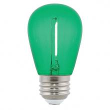 Westinghouse 5333000 - 2W S14 Filament LED Green E26 (Medium) Base, 120 Volt, Box