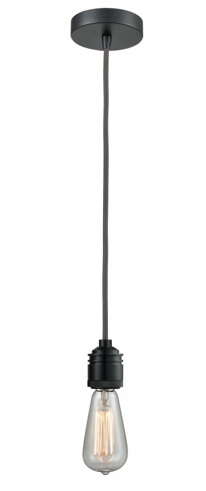 Winchester - 1 Light - 2 inch - Matte Black - Cord hung - Mini Pendant