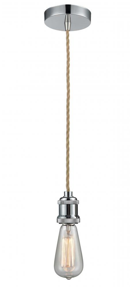 Edison - 1 Light - 2 inch - Polished Chrome - Cord hung - Mini Pendant