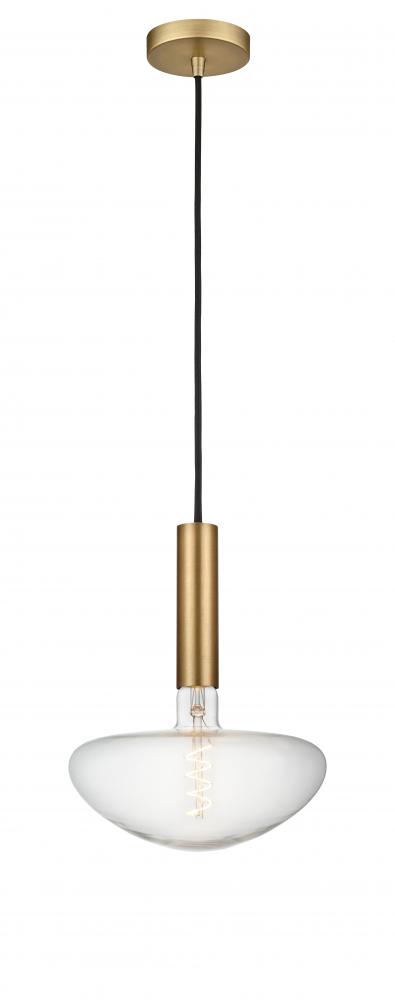 Edison - 1 Light - 10 inch - Brushed Brass - Cord hung - Mini Pendant