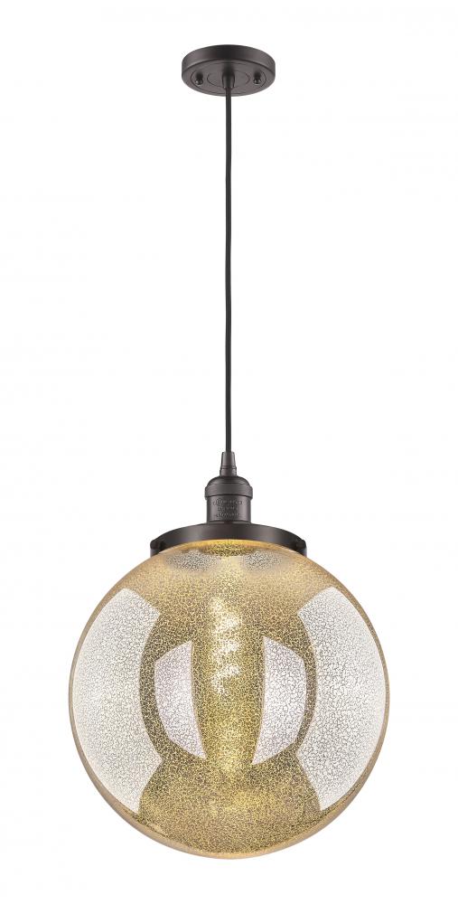 Beacon - 1 Light - 14 inch - Oil Rubbed Bronze - Cord hung - Mini Pendant