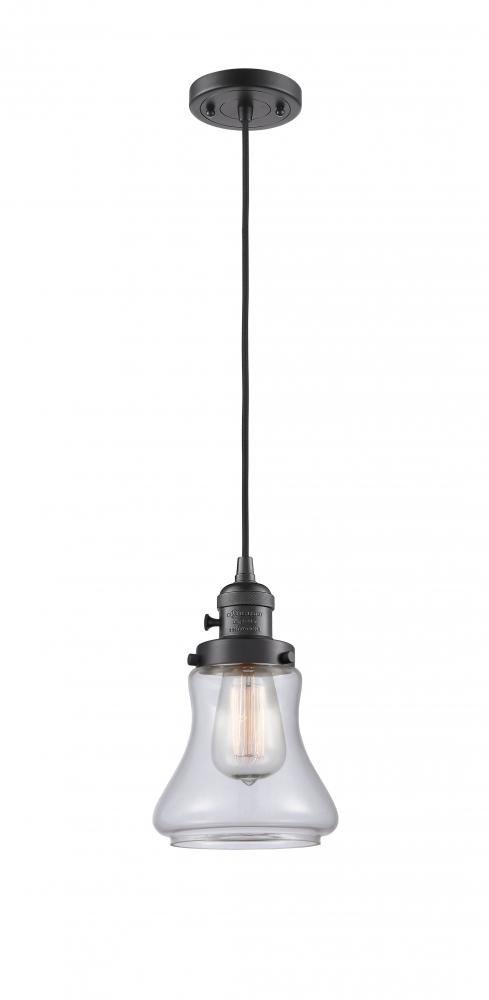 Bellmont - 1 Light - 6 inch - Oil Rubbed Bronze - Cord hung - Mini Pendant