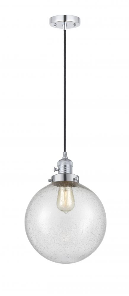 Beacon - 1 Light - 10 inch - Polished Chrome - Cord hung - Mini Pendant