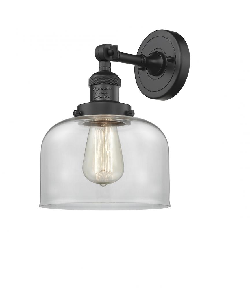 Bell - 1 Light - 8 inch - Matte Black - Sconce