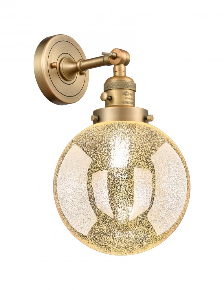 Beacon - 1 Light - 8 inch - Brushed Brass - Adjustable Sconce
