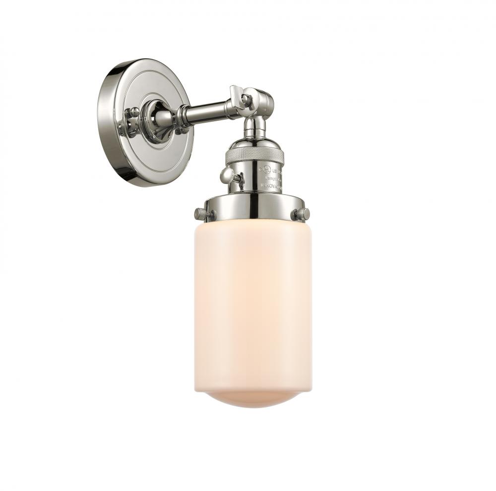 Dover - 1 Light - 5 inch - Polished Nickel - Sconce