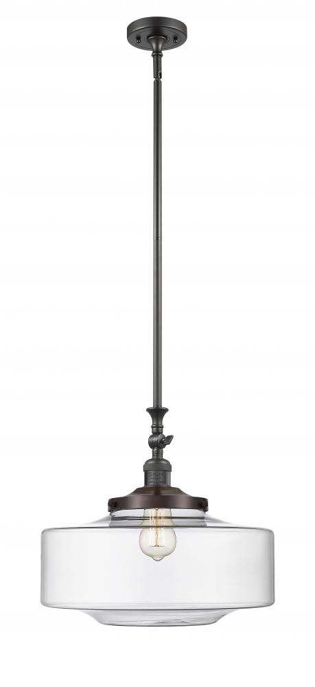 Bridgeton - 1 Light - 16 inch - Oil Rubbed Bronze - Stem Hung - Mini Pendant