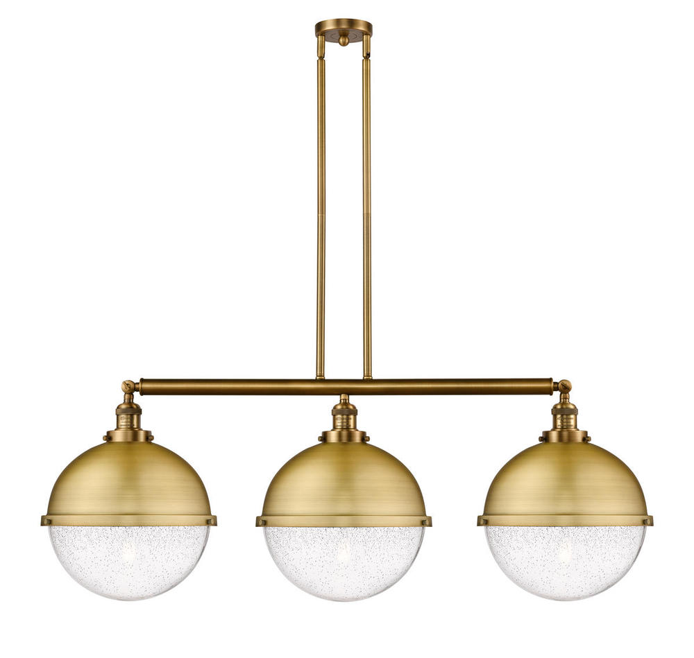 Hampden - 3 Light - 45 inch - Brushed Brass - Stem Hung - Island Light