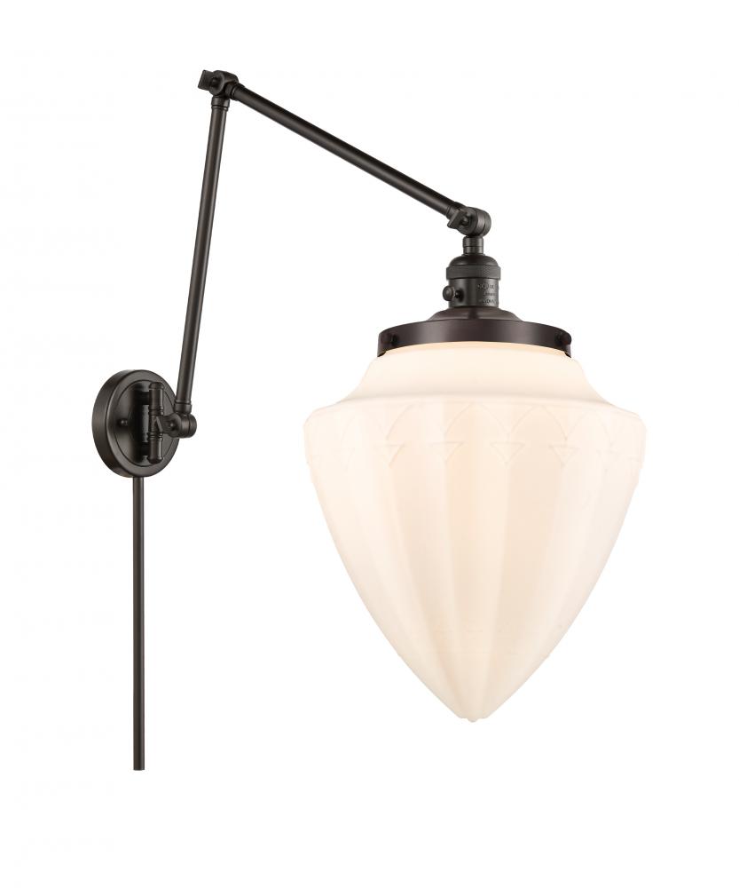 Bullet - 1 Light - 12 inch - Oil Rubbed Bronze -Adjustable Swing Arm