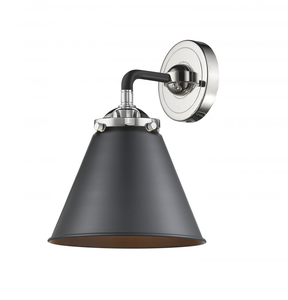 Appalachian - 1 Light - 8 inch - Black Polished Nickel - Sconce