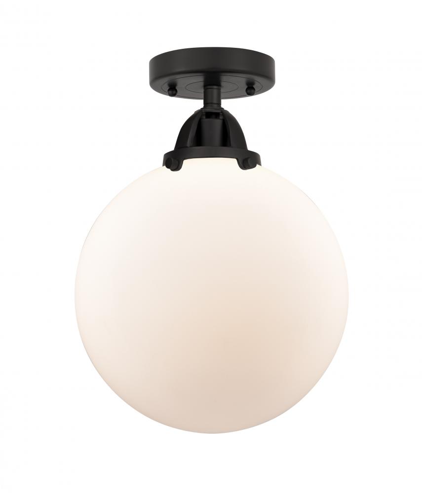 Beacon - 1 Light - 10 inch - Matte Black - Semi-Flush Mount