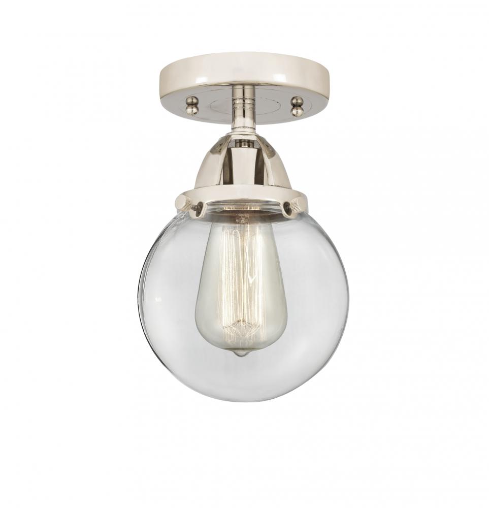 Beacon - 1 Light - 6 inch - Polished Nickel - Semi-Flush Mount