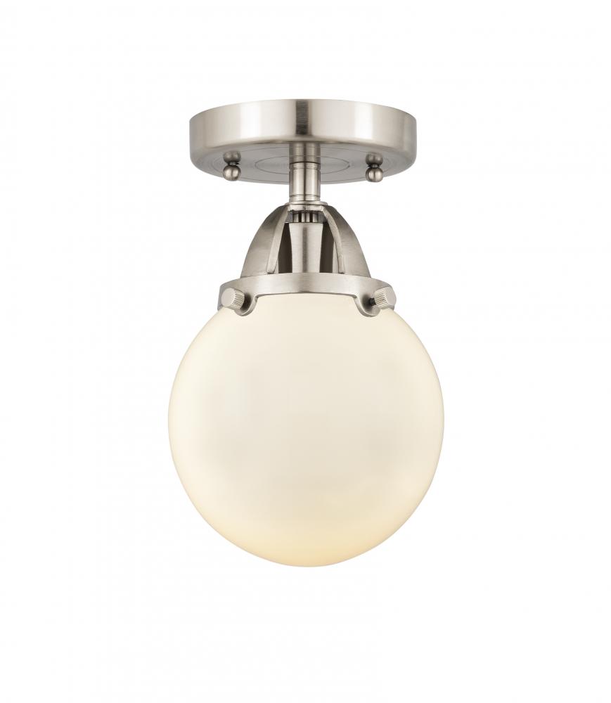 Beacon - 1 Light - 6 inch - Brushed Satin Nickel - Semi-Flush Mount