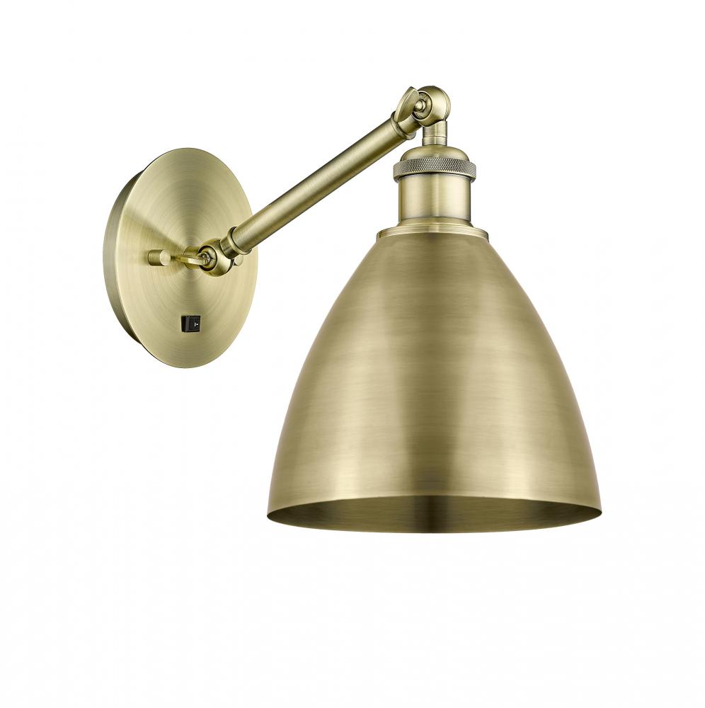 Bristol - 1 Light - 8 inch - Antique Brass - Sconce