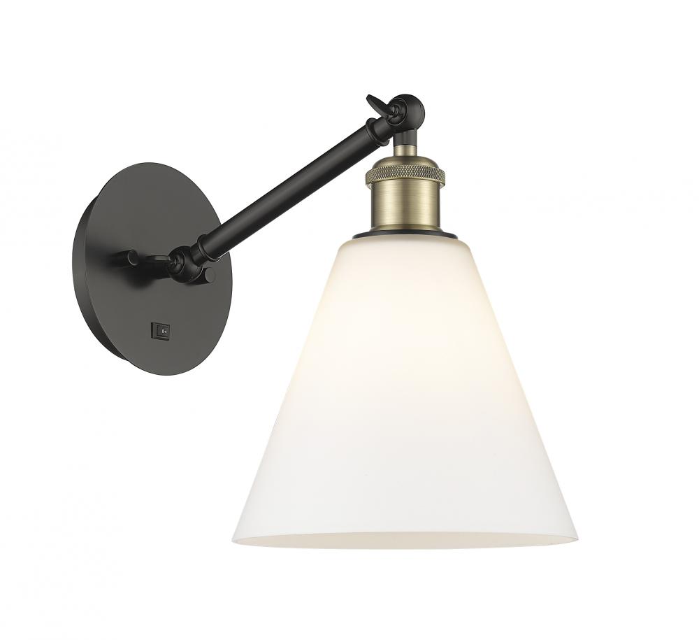 Berkshire - 1 Light - 8 inch - Black Antique Brass - Sconce