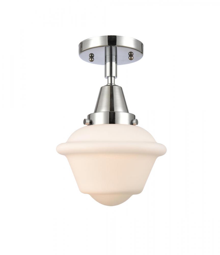 Oxford - 1 Light - 8 inch - Polished Chrome - Flush Mount