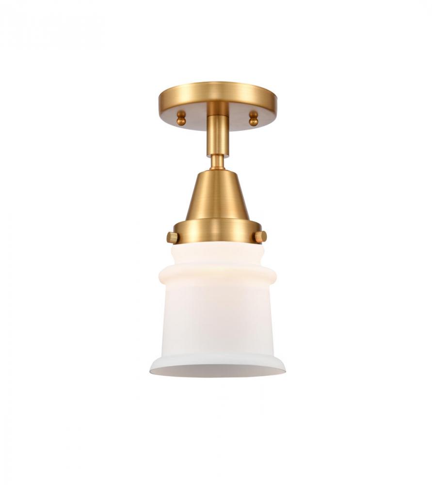 Canton - 1 Light - 6 inch - Satin Gold - Flush Mount