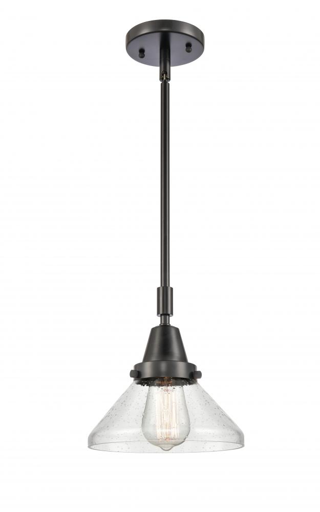 Caden - 1 Light - 8 inch - Matte Black - Mini Pendant